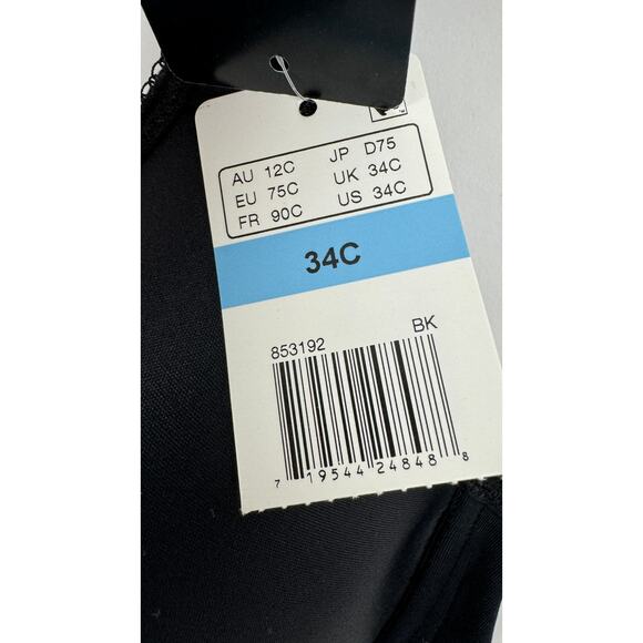 Wacoal Basic Beauty Spacer Underwire T Shirt Bra Womens 34C Black New Intimates - Picture 5 of 11